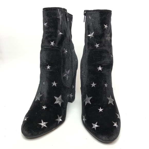Steve Madden Velvet Star Ankle Booties 9 - Picture 3 of 8